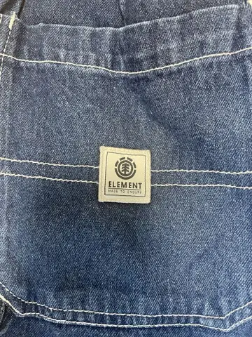 ELEMENT 다크 블루 카고 팬츠 스케이터