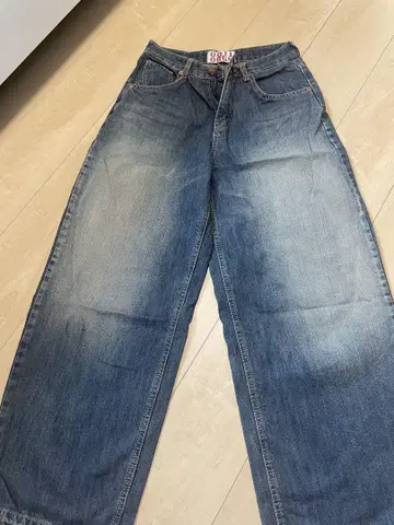 OOT 와이드 레그 데님 블루