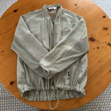 FILA 베이지 집업 자켓 M
