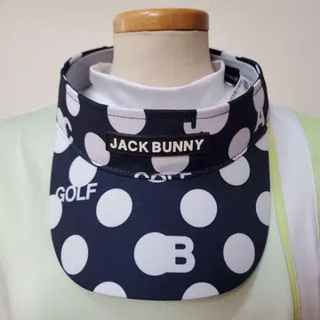 JACK BUNNY 도트 무늬 바이저 네이비