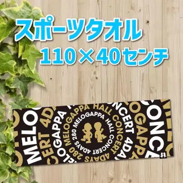 MELOGAPPA 280 스포츠 타월 블랙