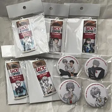 나기사 카오루 이카리 신지 에반게리온 UCC 키링 캔뱃지