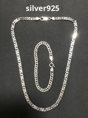 silver 925 Italy necklace bracelet 키헤이