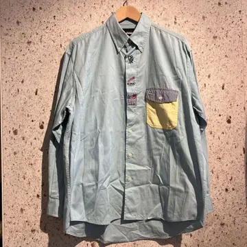 80s-90s Dr.JUNKO 자수 버튼 다운 셔츠 코시노 준코