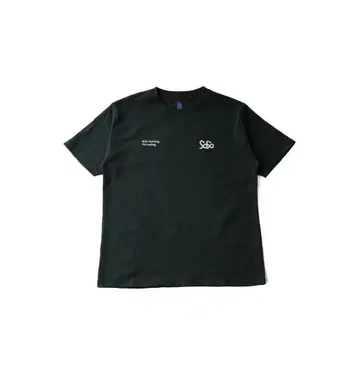 bonbon store 트윈 로고 티셔츠 B5099 블랙 L 사이즈