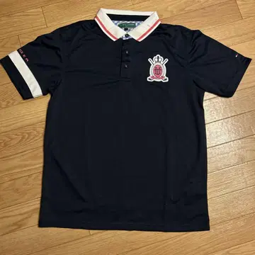 TOMMY HILFIGER 네이비 피케 셔츠 골프
