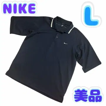 [새상품급] 나이키 남성용 반팔 피케 셔츠 네이비 L 빅사이즈 골프