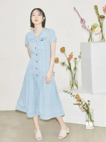 CELFORD Lee 콜라보 데님 원피스