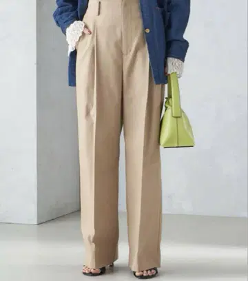 ships 드라이 옥스 프론트 턱 스트레이트 팬츠 25SS