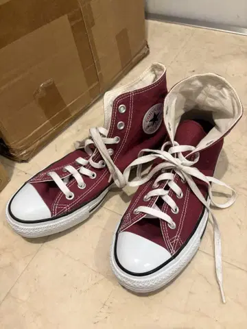 CONVERSE ALL STAR 보르도 스니커즈 US8.5 27cm