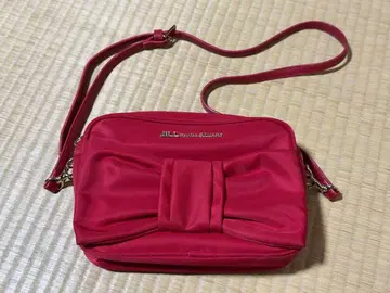 JILLSTUART 리본 숄더백 레드