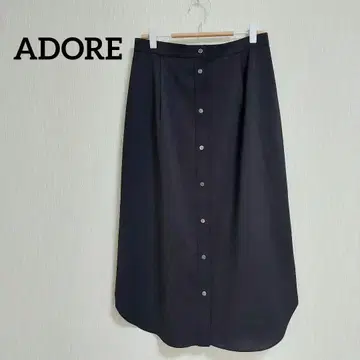 새상품급 ADORE 어도어 언더 스커트 블랙 일본제 배송비 포함