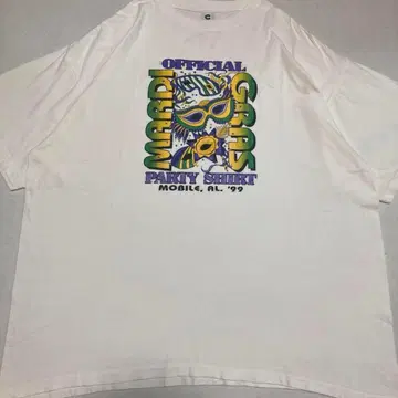 90s 캐논데일 캐논데일 말디그라 파티 티셔츠