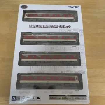 토미텍 철도 컬렉션 긴테츠 2430계 4량 세트 모델번호 335610