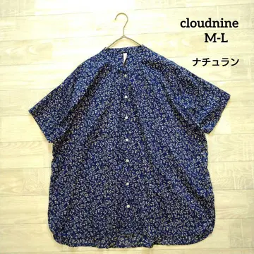 cloudnine 클라우드 나인 밴드 카라 개더 블라우스 M-L 내추럴