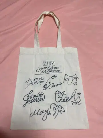 Little Glee Monster 사인 포함 토트백