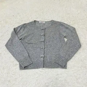 갤러리 비스콘티 리본 가디건 그레이 2