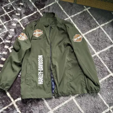 HARLEY-DAVIDSON 밀리터리 자켓 올리브 그린