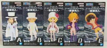 BANDAI SPIRITS 월드 컬렉터블 피규어 신장 돌입 전5종 세트