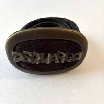 DSQUARED 가죽 벨트 브라운