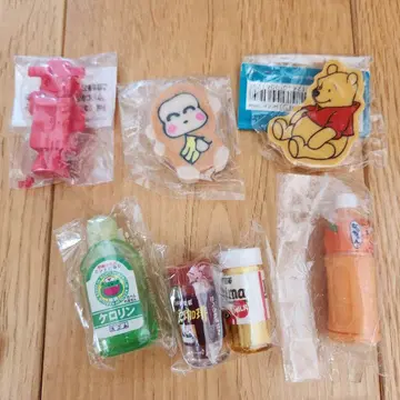 헤이세이 레트로 지우개 레어 7개 세트