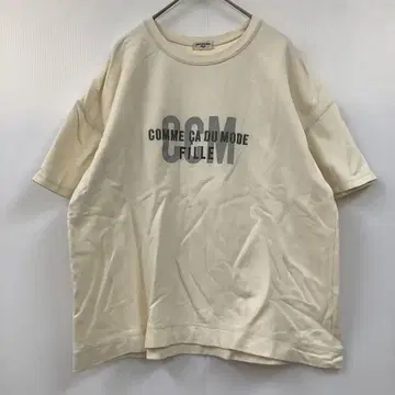 COMME CA DU MODE 꼼사데모드 반팔 티셔츠 프린트 로고