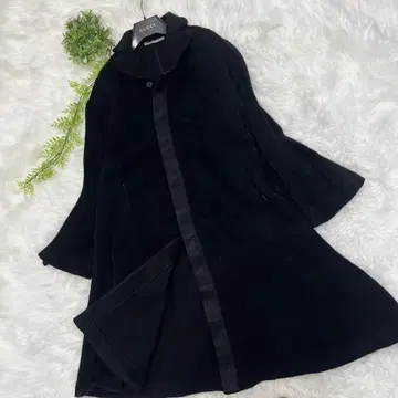 엠포리오 아르마니 엠포리오 아르마니 샤기 코트 롱 비욘세