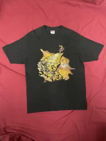 Korn Follow the Leader T셔츠 블랙 90년대 XL