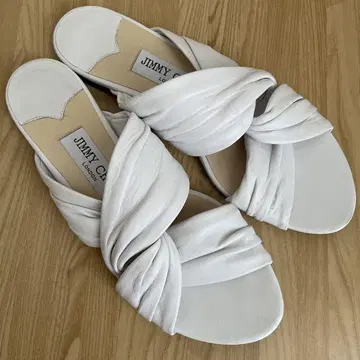 JIMMY CHOO 지미추 화이트 샌들 37 23.5cm