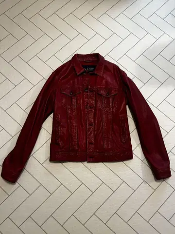 Armani Jeans 가죽 자켓