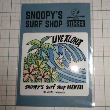 스누피 서핑 샵 surf shop 서핑 스티커 씰