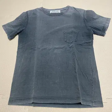 REMI RELIEF 포켓 티셔츠 빈티지 가공 블랙 검정 L 사이즈