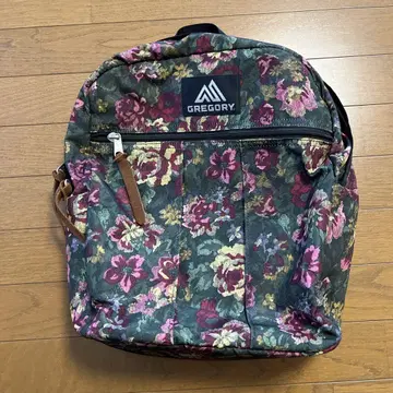 그레고리 꽃무늬 백팩