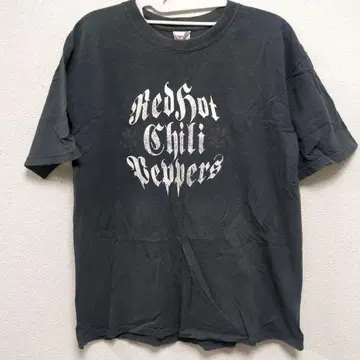 Red Hot Chili Peppers 티셔츠 블랙 anvil 제작