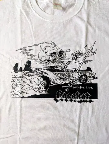 코코뱃 cocobat 밴드 티셔츠 pushead 하드코어 스컬