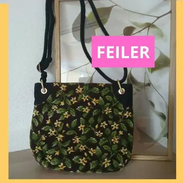 FEILER 플라워 패턴 숄더 백