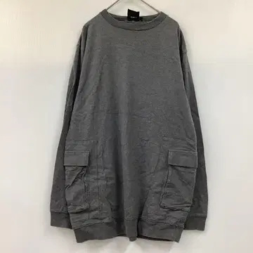BEAMS 빔즈 긴팔 롱 기장 맨투맨 스웨트 그레이 90년대