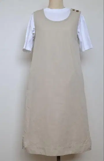 마가렛 호웰 린넨 x 코튼 A 라인 원피스