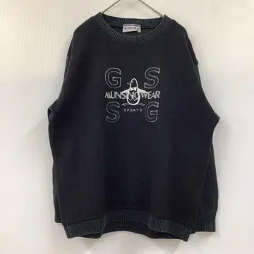 MUNSINGWEAR 맨투맨 트레이너 기모 펭귄 로고 프린트