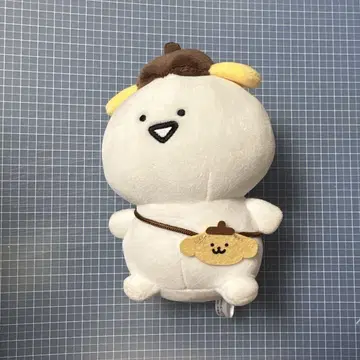 문구 폼폼푸딩 공 체인 마스코트 봉제 인형
