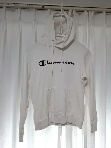 Champion 화이트 후드티