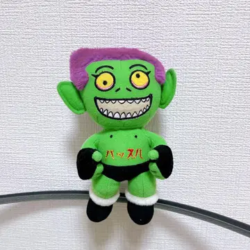 오가와 나오야 허슬 봉제 인형 프로레슬링 그린 보라색