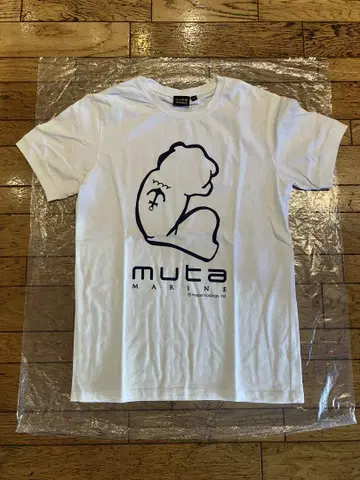 새상품급 MUTA 뽀빠이 콜라보 티셔츠 M 클리닝 완료