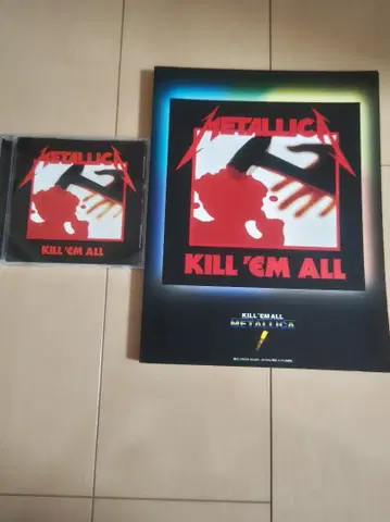 METALLICA KILL 'EM ALL CD + 악보집