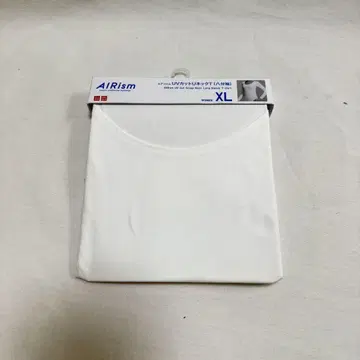 에어리즘 UV 차단 U넥 T 셔츠 XL 화이트