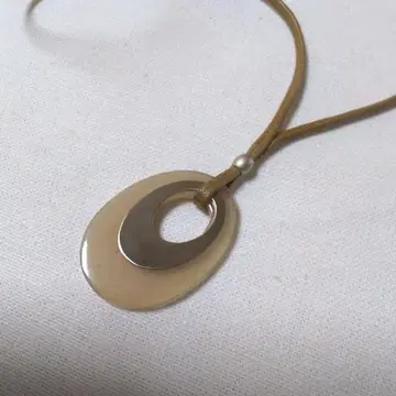 23구 오벌 탑 목걸이