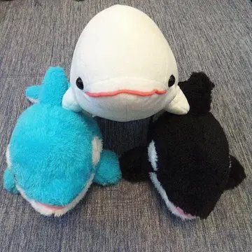 카모가와 씨월드 돌고래, 범고래, 벨루가 봉제 인형 3종 세트