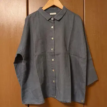 fog linen work 그레이 린넨 셔츠