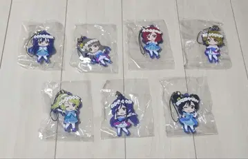 러브라이브 넨도로이드 플러스 러버 스트랩 7개 세트