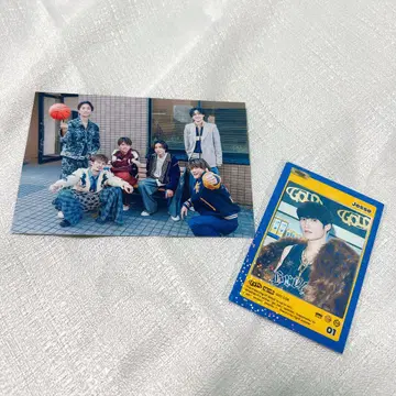 SixTONES GOLD 트레카 VIBES 엽서